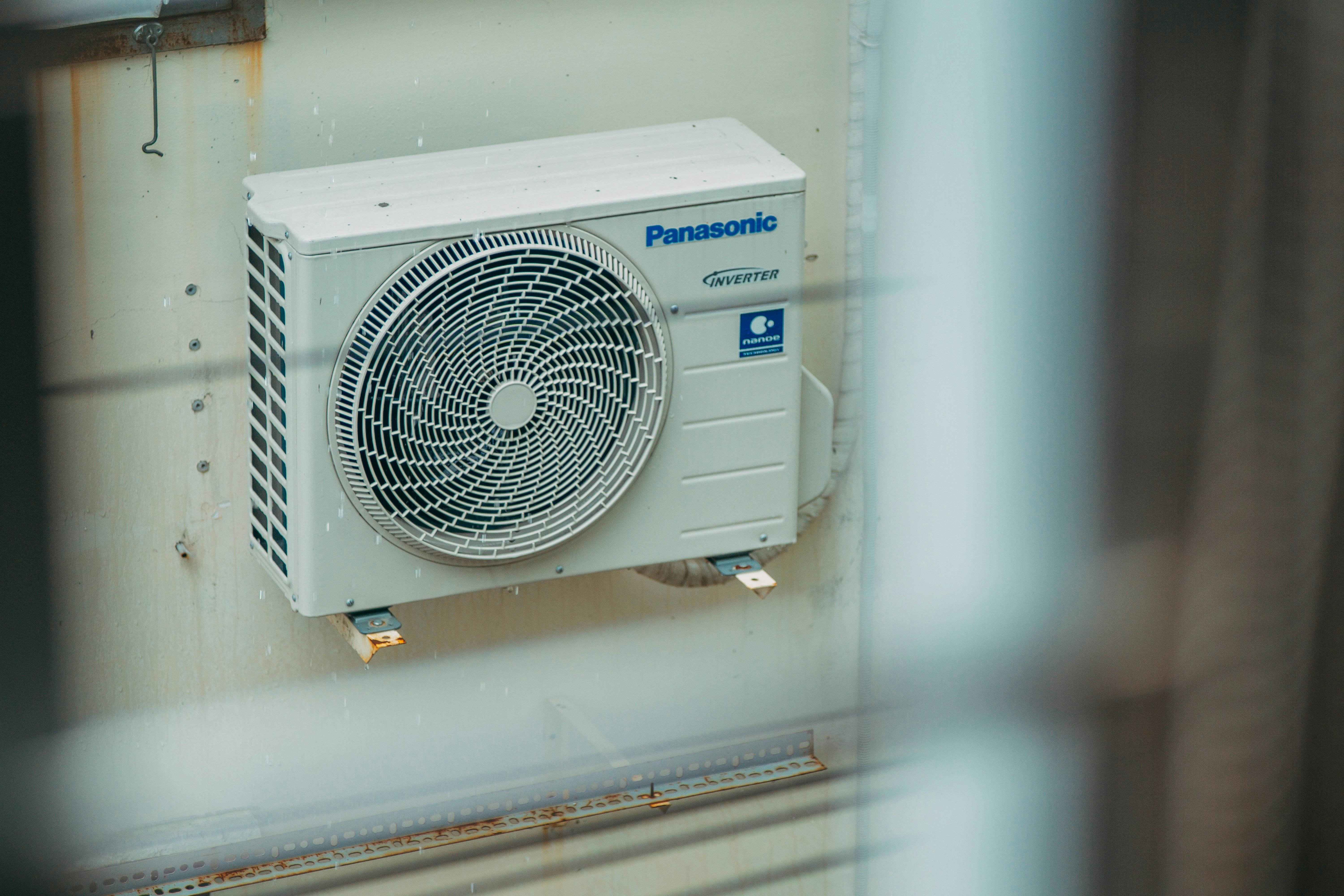 Air conditioning indoor unit close up